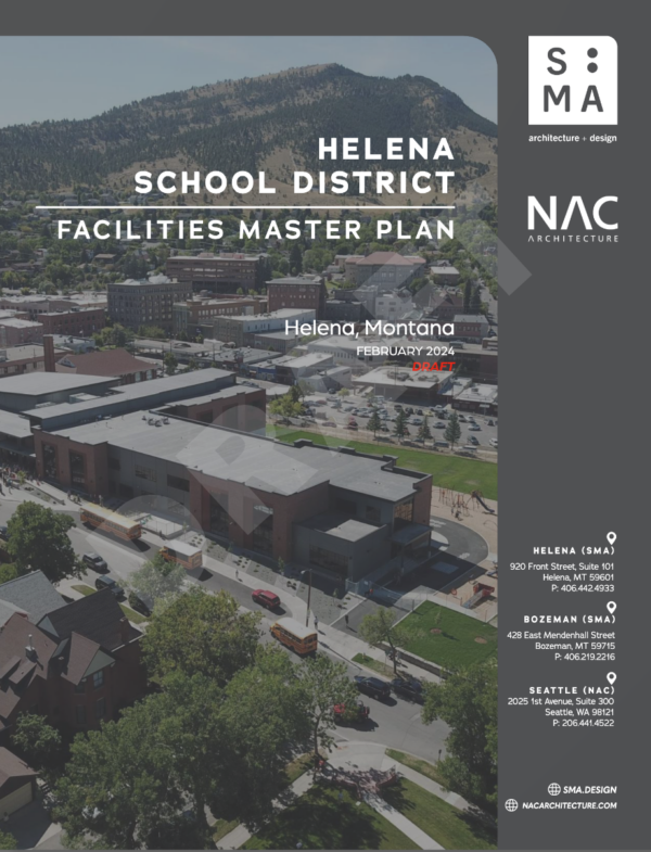 Cover of Helena School District Facilities Master Plan Document, February 2024